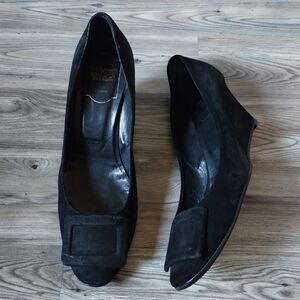 Roger Vivier Buckle Wedge Pumps Size 8.5 / 9